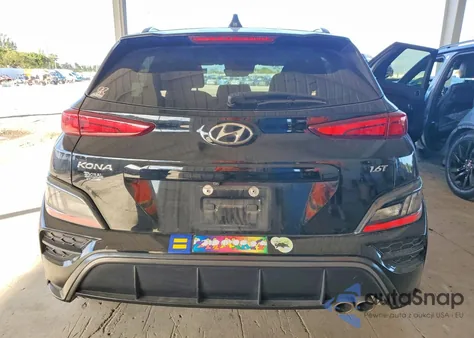 2022 Hyundai Kona N Line из США, поврежденный, VIN KM8K33A34NU756307